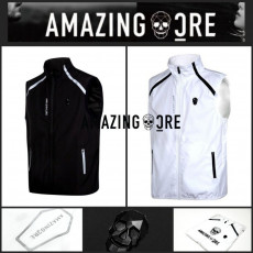 어메이징크리 심볼 풀짚업 베스트 조끼 집업