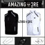 어메이징크리 심볼 풀짚업 베스트 조끼 집업