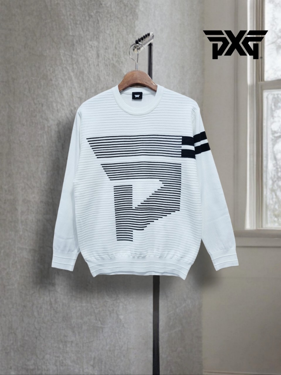 PXG 매장판 줄지 니트