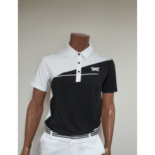 PXG 기능성 빛 반사 로고 골프 반팔 카라티