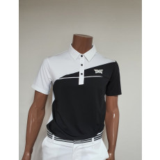 PXG 기능성 빛 반사 로고 골프 반팔 카라티