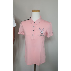 말본 여성 래빗 골프 반팔 카라티