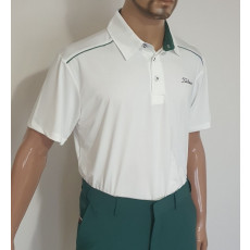 타이틀리스트 어깨 포인트 골프 반팔 카라티