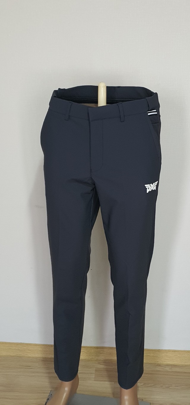 PXG 허리 밴딩 반사 로고 가을 팬츠 (바지)