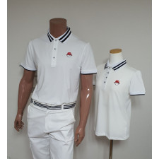 말본 디자인 골프 반팔 카라티