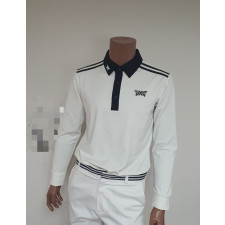 PXG 어깨 2선 골프 기모 카라티