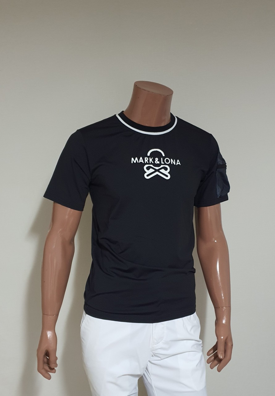 마크앤로나 라운드 반사 로고 반팔티