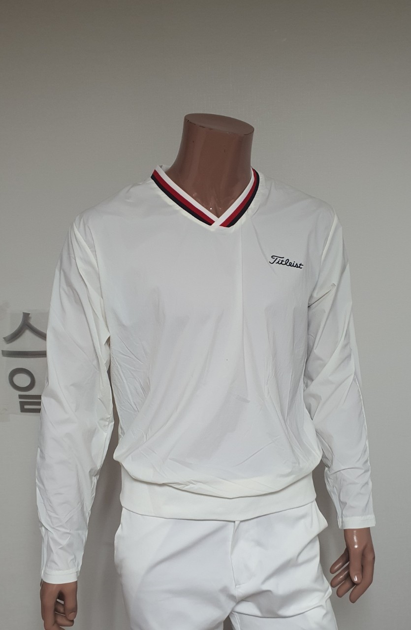 타이틀리스트 브이넥 바람막이 긴팔티
