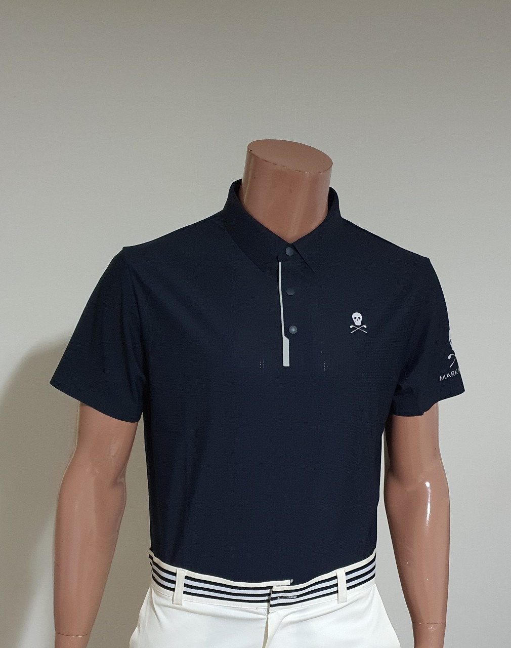 마크앤로나 메쉬 냉감 골프 반팔 카라티