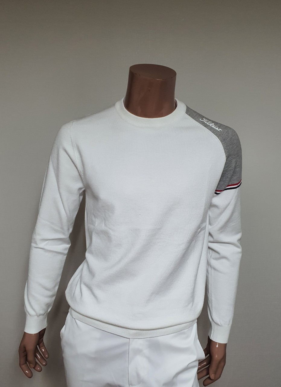 타이틀리스트 어깨 포인트 니트