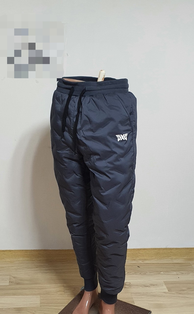 PXG 덕다운 반사 로고 패딩 팬츠 (바지)