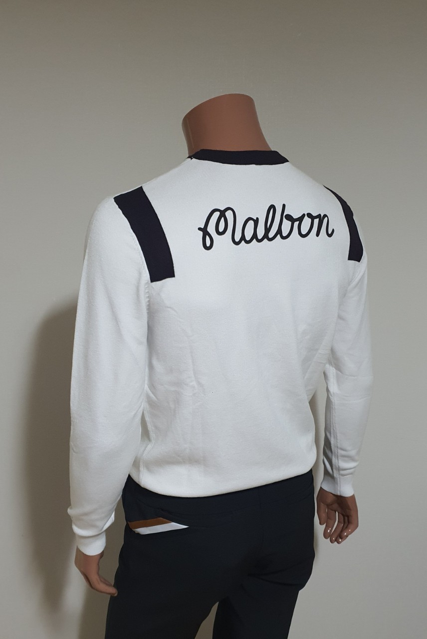 말본 빅로고 라운드 니트