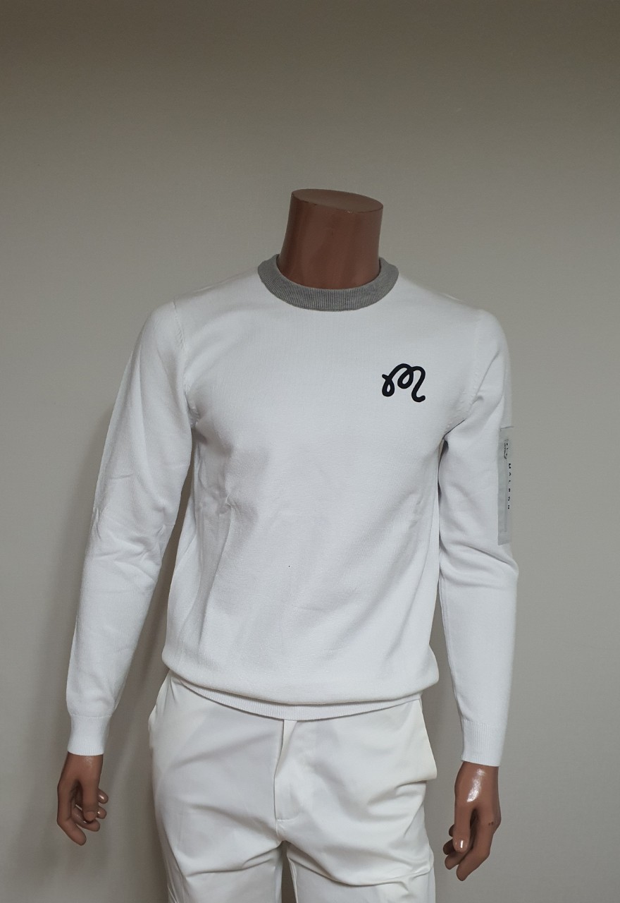 말본 포켓 라운드 니트