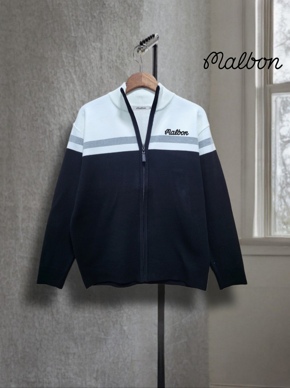 말본 29라인 가슴 자수 집업