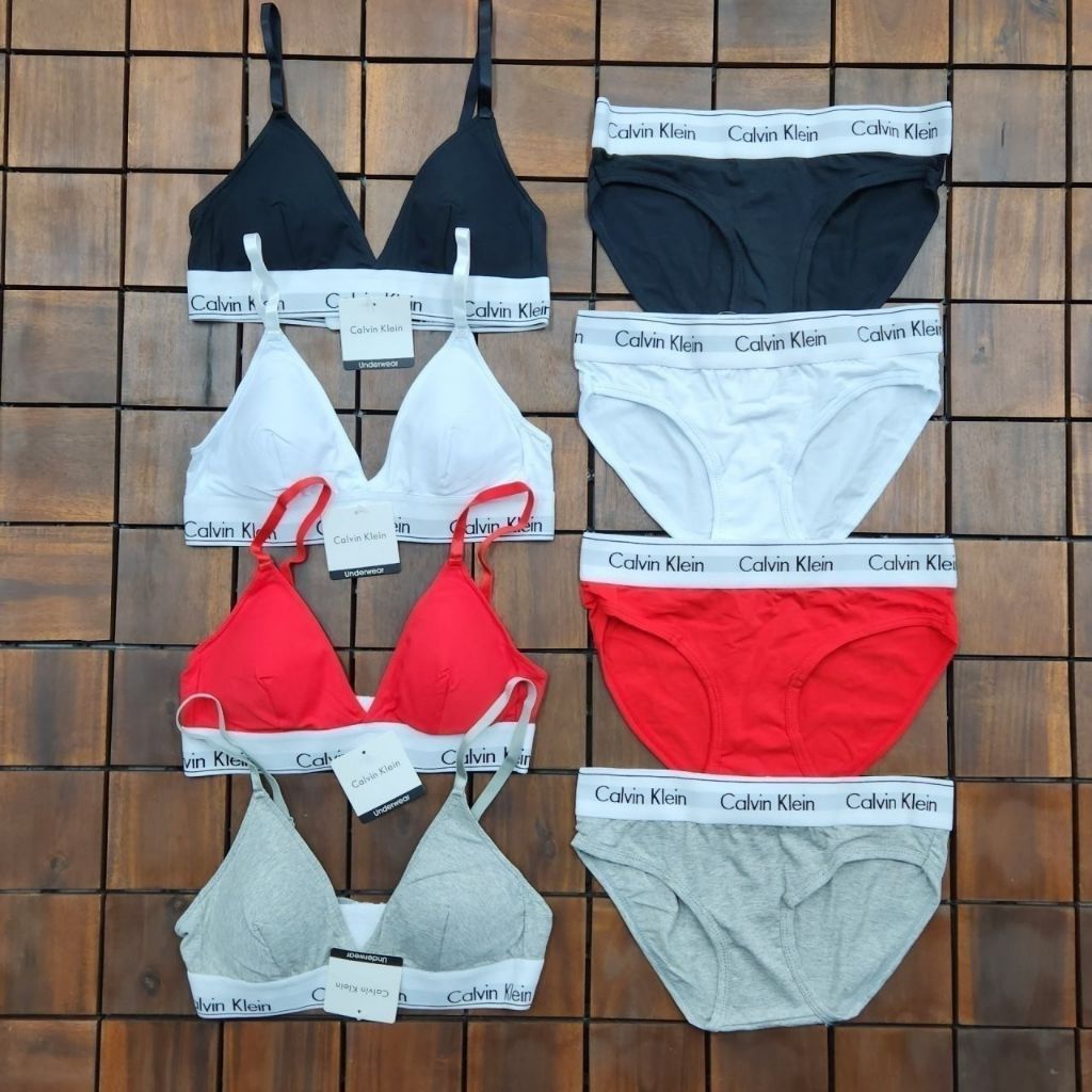 캘빈클라인 여성 308 상하 속옷 세트