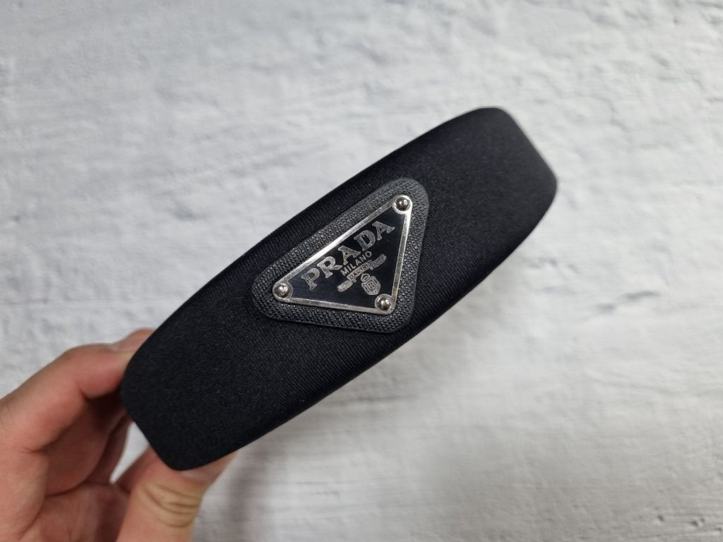 프라다 리나일론 머리띠
