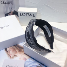 디올 DL02 플라워 머리핀 블랙