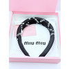 미우미우 MMU02 머리띠 블랙