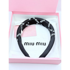 미우미우 MMU02 머리띠 블랙