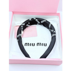미우미우 MMU02 머리띠 블랙