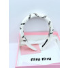 미우미우 MMU01 머리띠 화이트