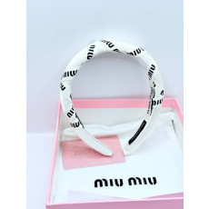 미우미우 MMU01 머리띠 화이트