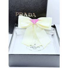 프라다 PDA07 삼각 로고 헤어 리본핀