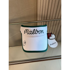 말본 버킷 볼마커 바이저 모자 화이트