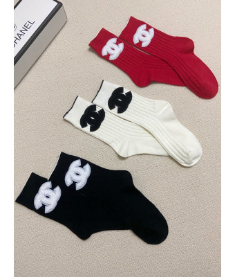 샤넬 양말 3P 세트