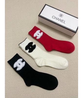 샤넬 359 양말 3P 세트