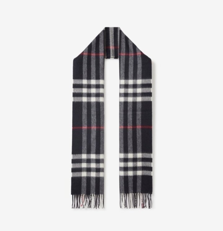 버버리 머플러 블랙