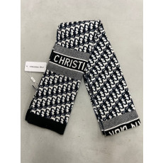 디올 머플러 네이비