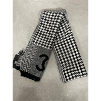 샤넬 체크 머플러