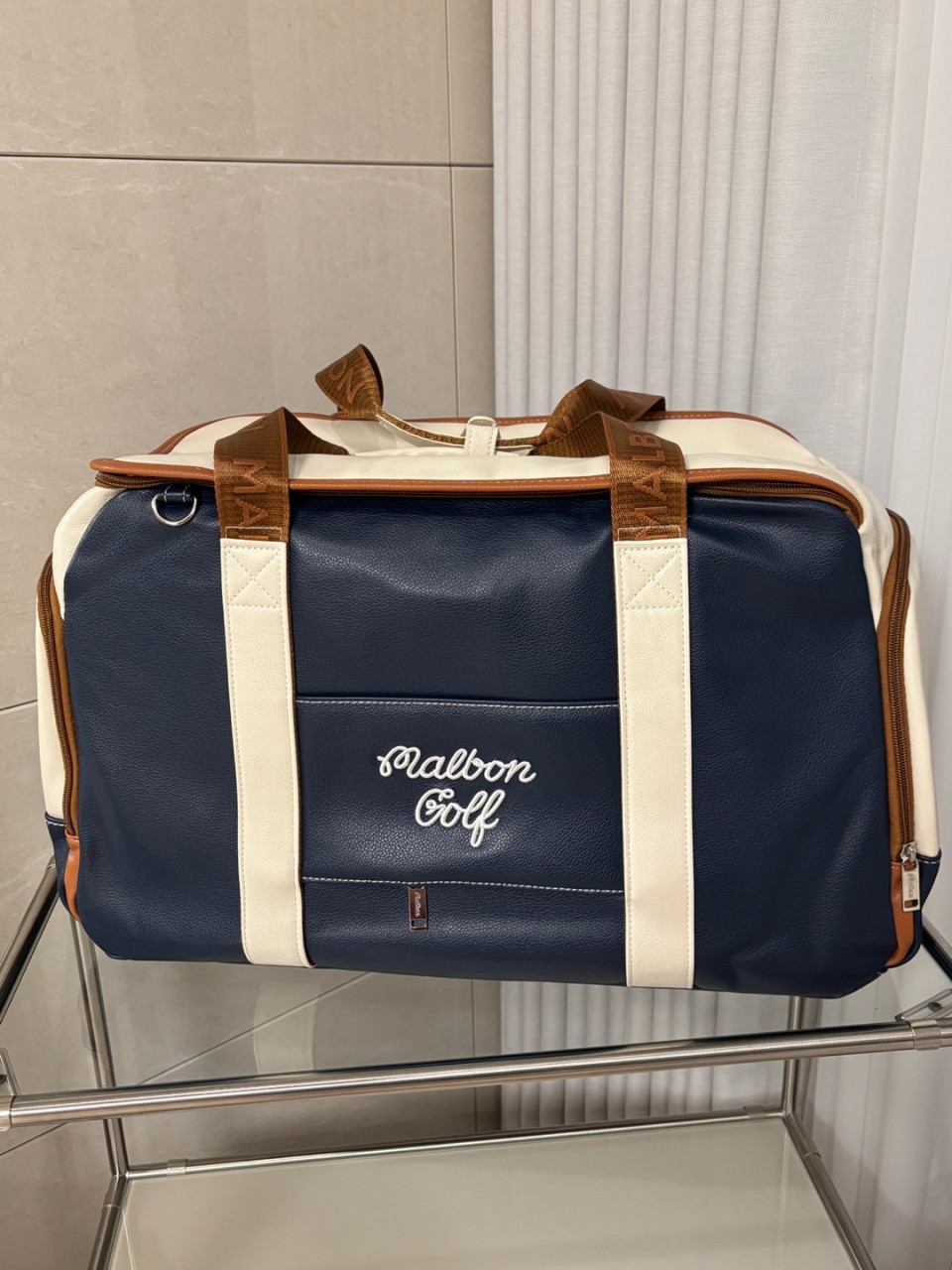 말본 뉴 본 클래식 보스턴백 네이비 (가방)