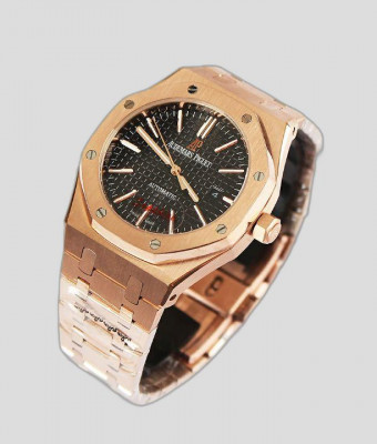 오데마피게 로즈골드 검판 시계